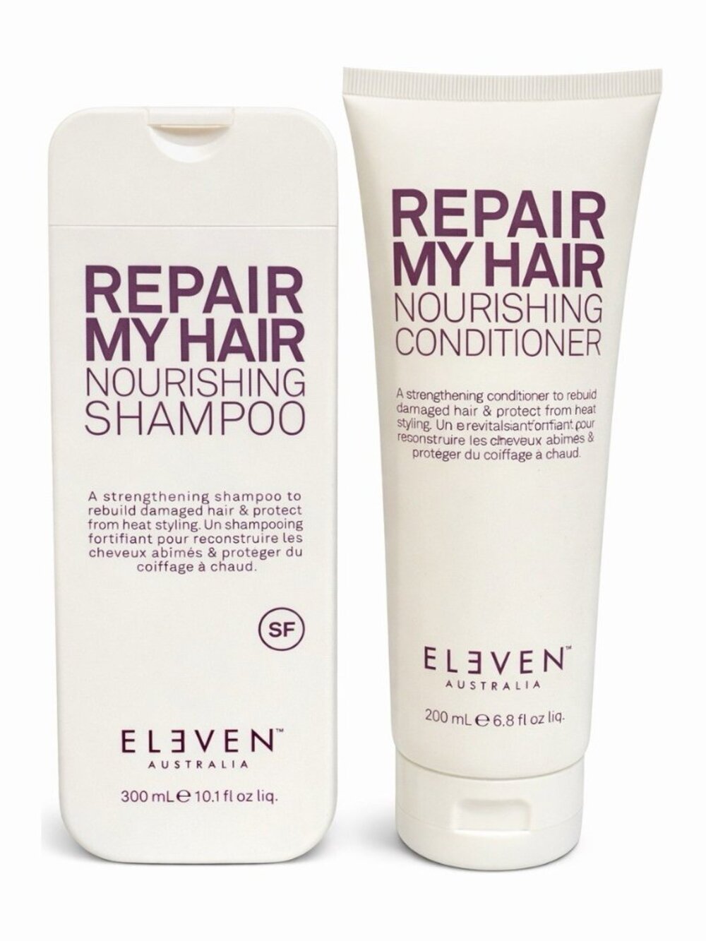 Eleven Australia Repair My Hair Nourishing Shampoo 10.1oz & Conditioner 6.8 oz